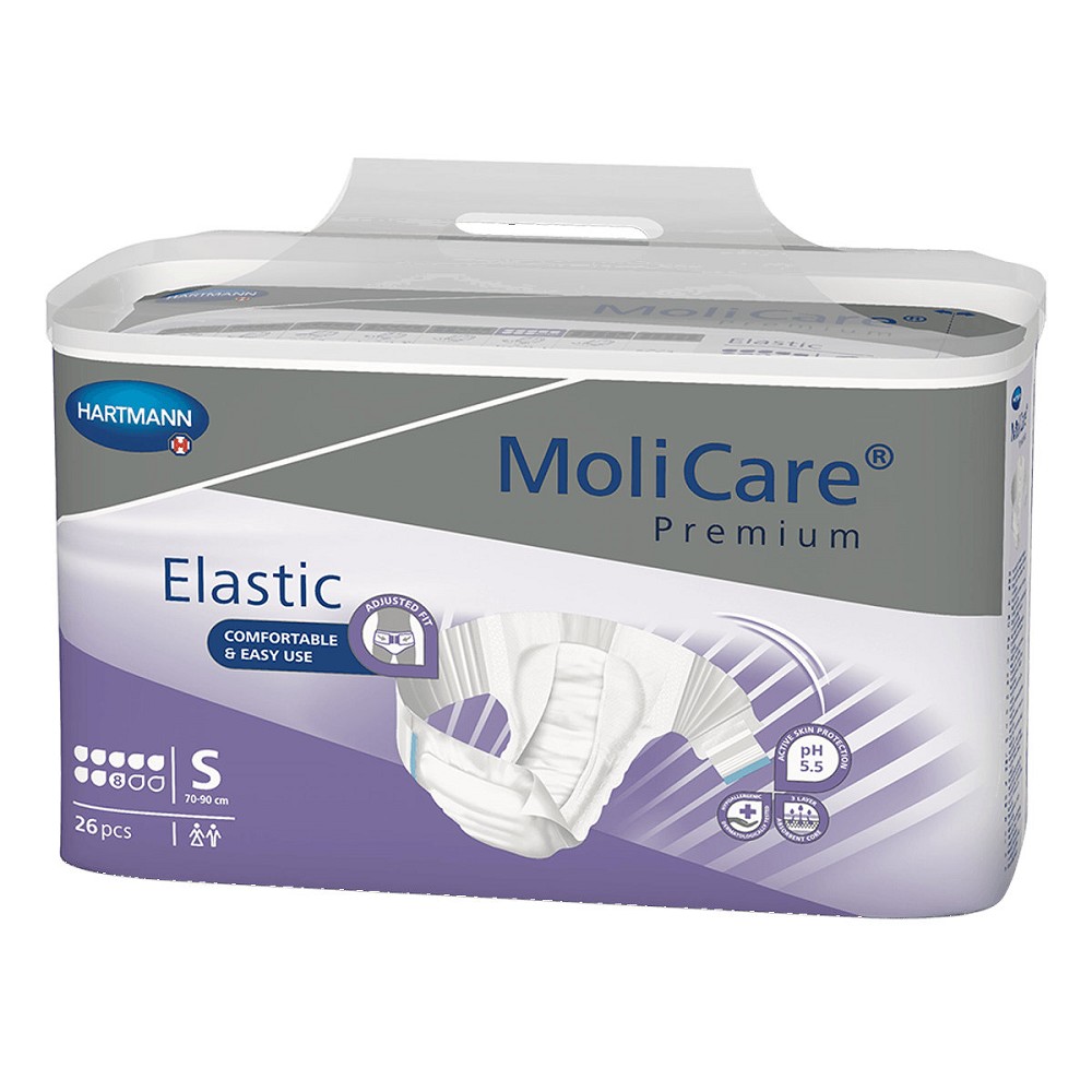 MoliCare Premium Elastic 8 Tropfen - Small (60-90 cm)