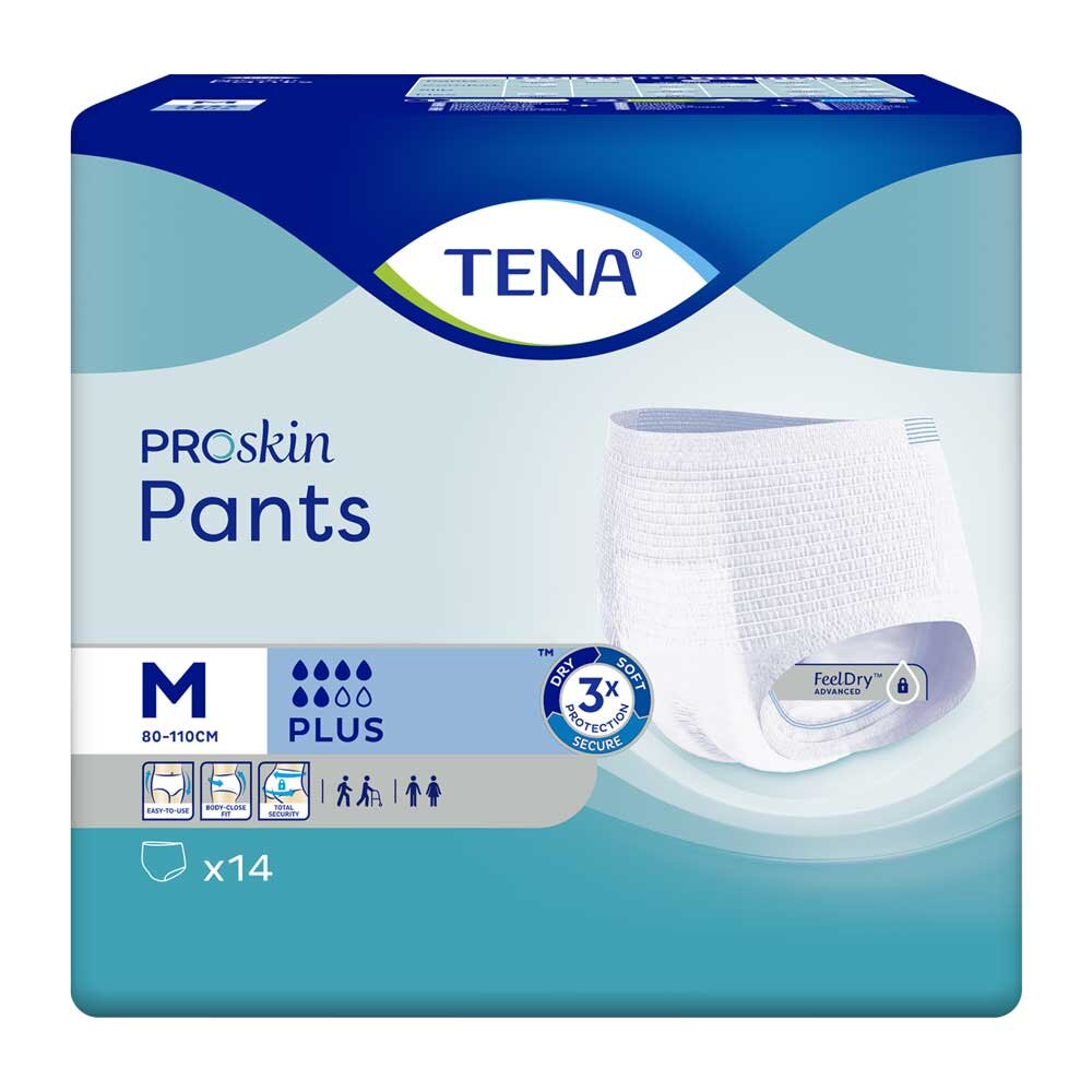 Tena Pants Plus Proskin - M (80 - 110 cm) - 14 Pants