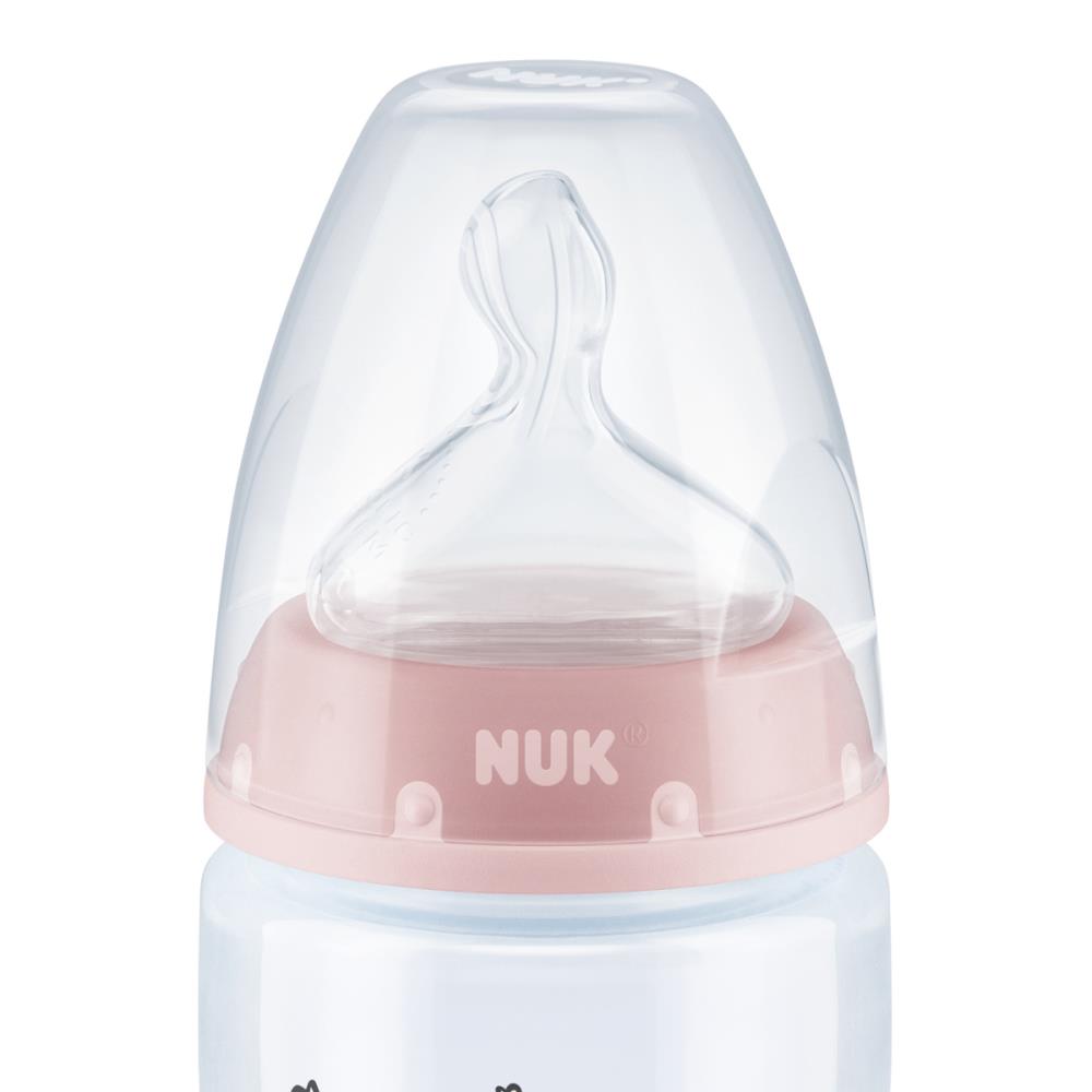 NUK Fläschchen Winnie Puuh - 300 ml - rosa - Milchsauger M