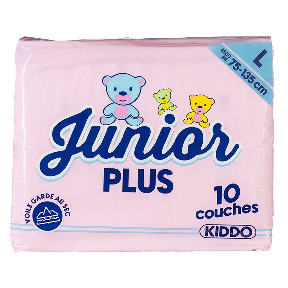 Kiddo Junior Plus Pink - bunte Erwachsenenwindel - L - Probe