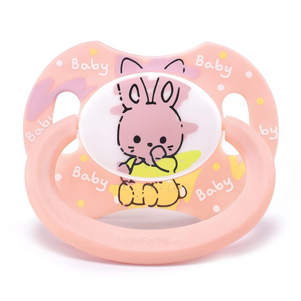 LFB Schnuller für Erwachsene - Baby Cuties Pink Bunny