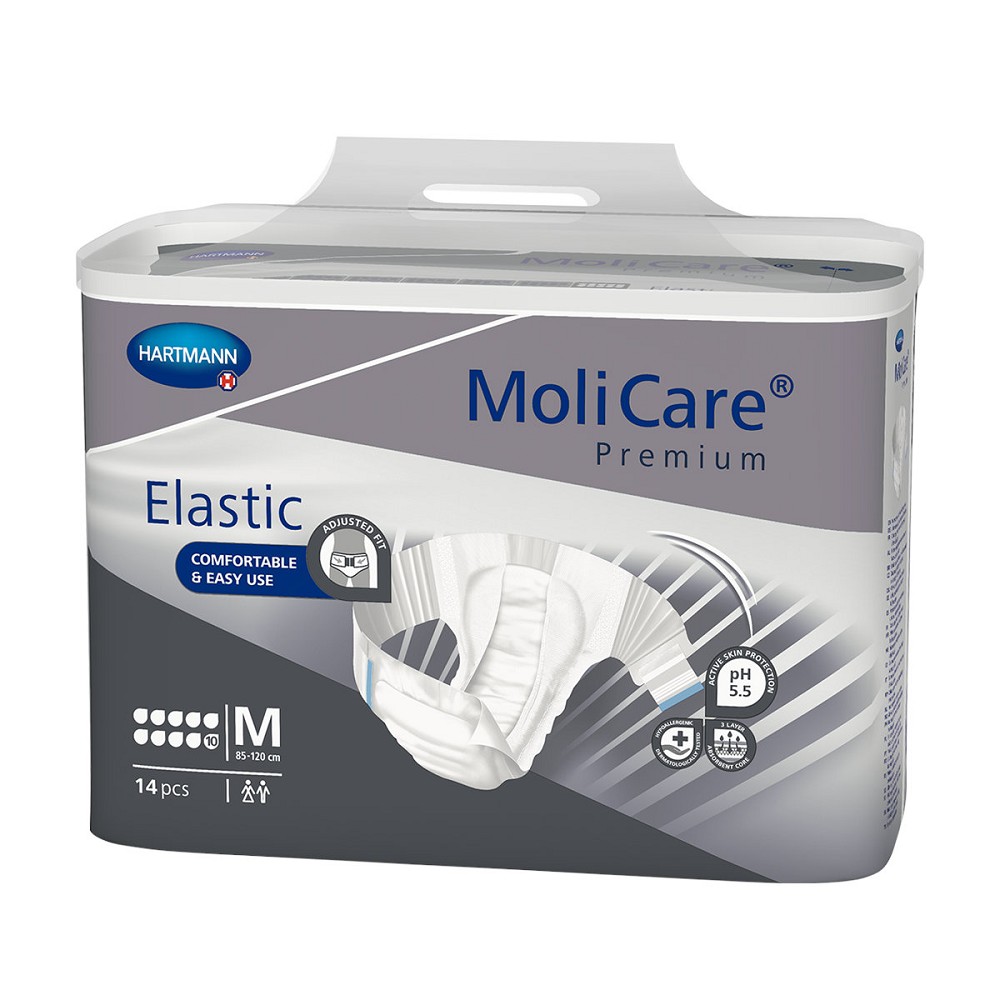 MoliCare Premium Elastic 10 Tropfen - Medium (90-120 cm)