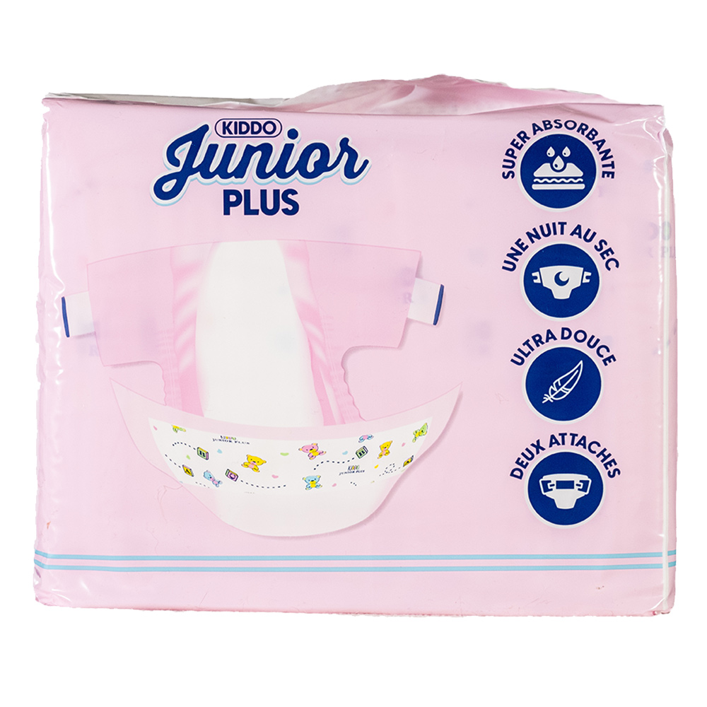 Kiddo Junior Plus Pink - bunte Erwachsenenwindel - M - Probe
