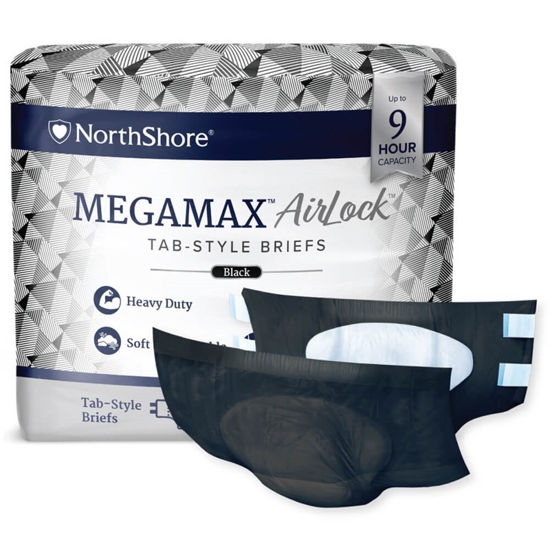 Northshore Megamax AirLock Windeln - schwarz